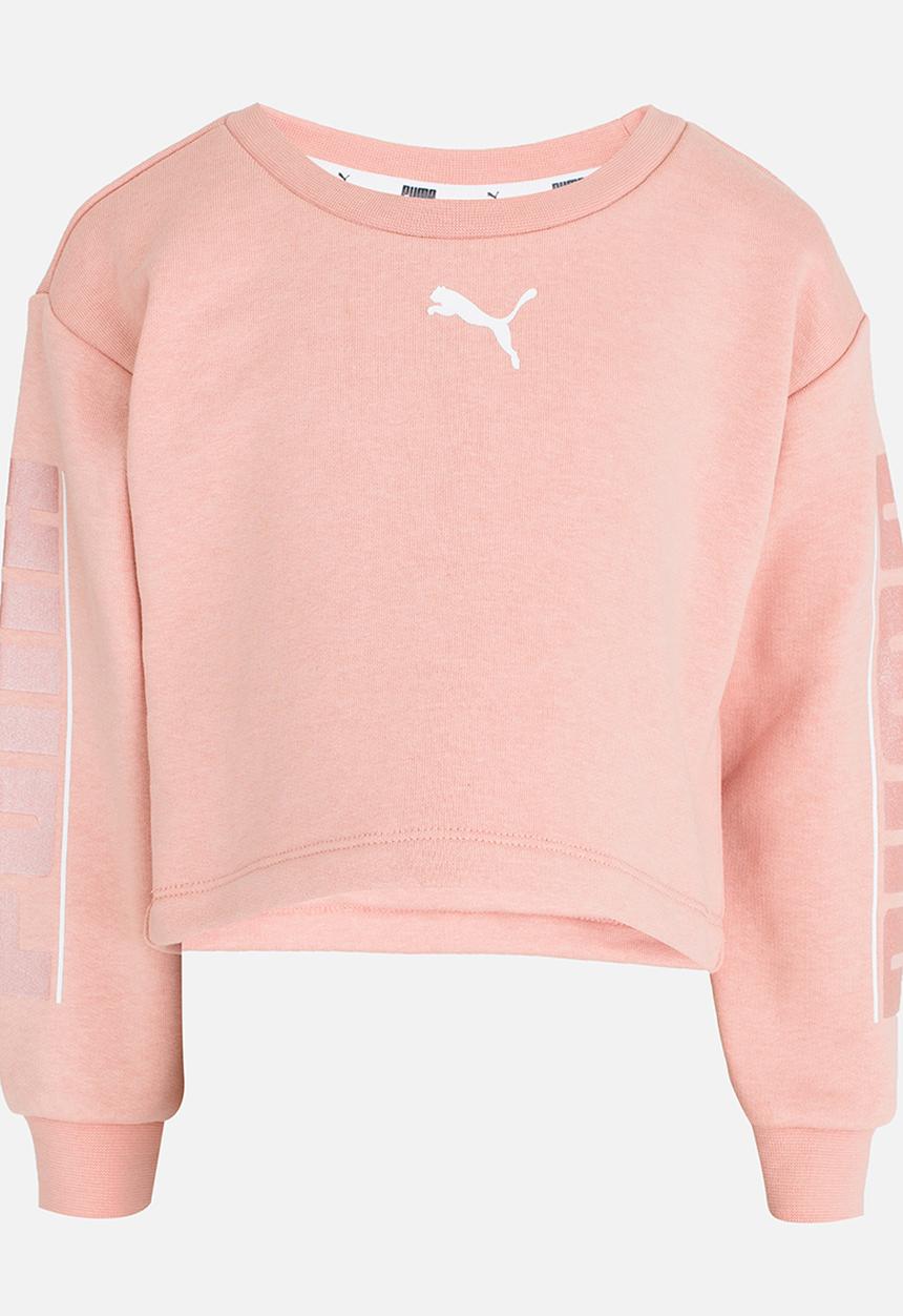 PUMA - Style Crew Sweat Top Peach