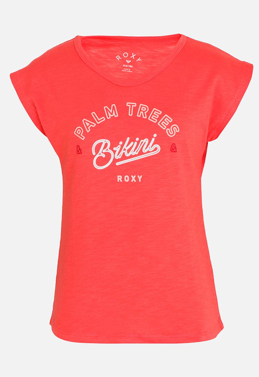 Roxy - Uphill Ride Printed Tee Coral