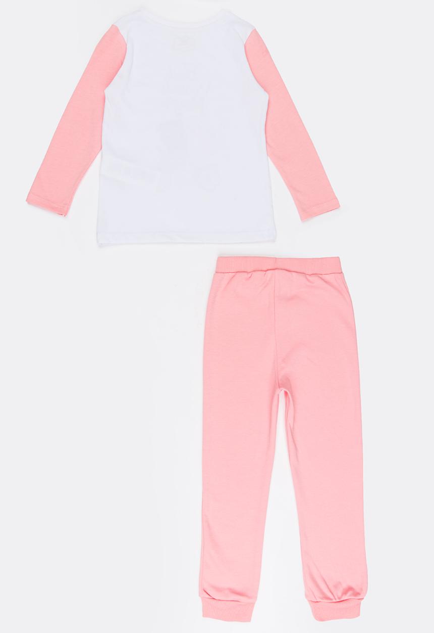Soobe - Girls Pajama Set Mid Pink