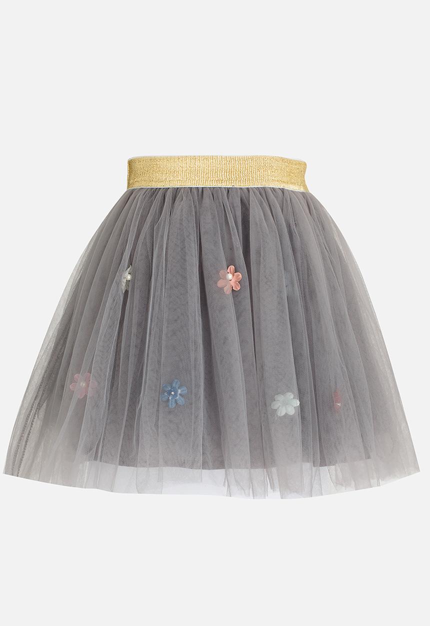 Pop Candy - Girls Tutu Skirt Grey