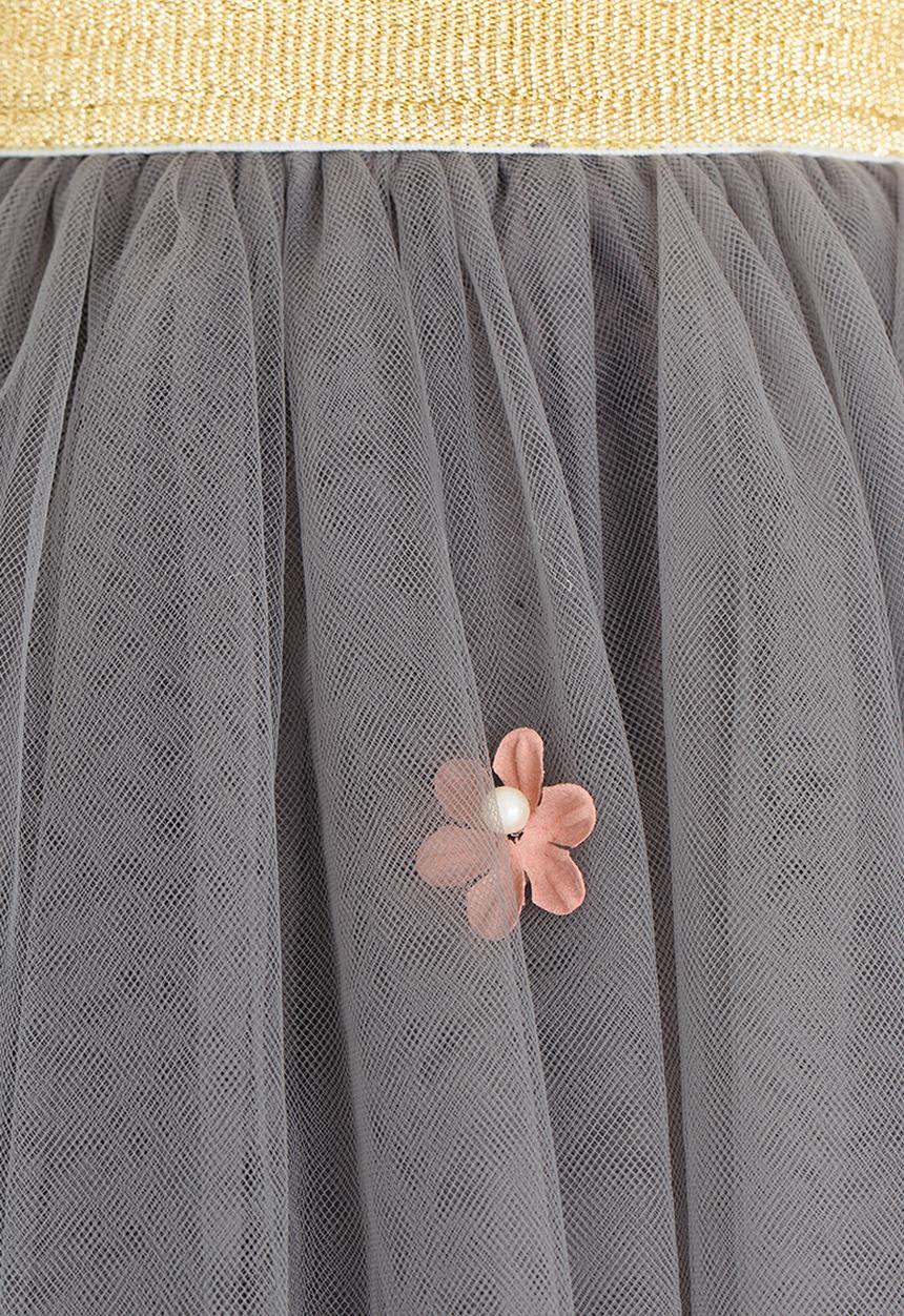 Pop Candy - Girls Tutu Skirt Grey