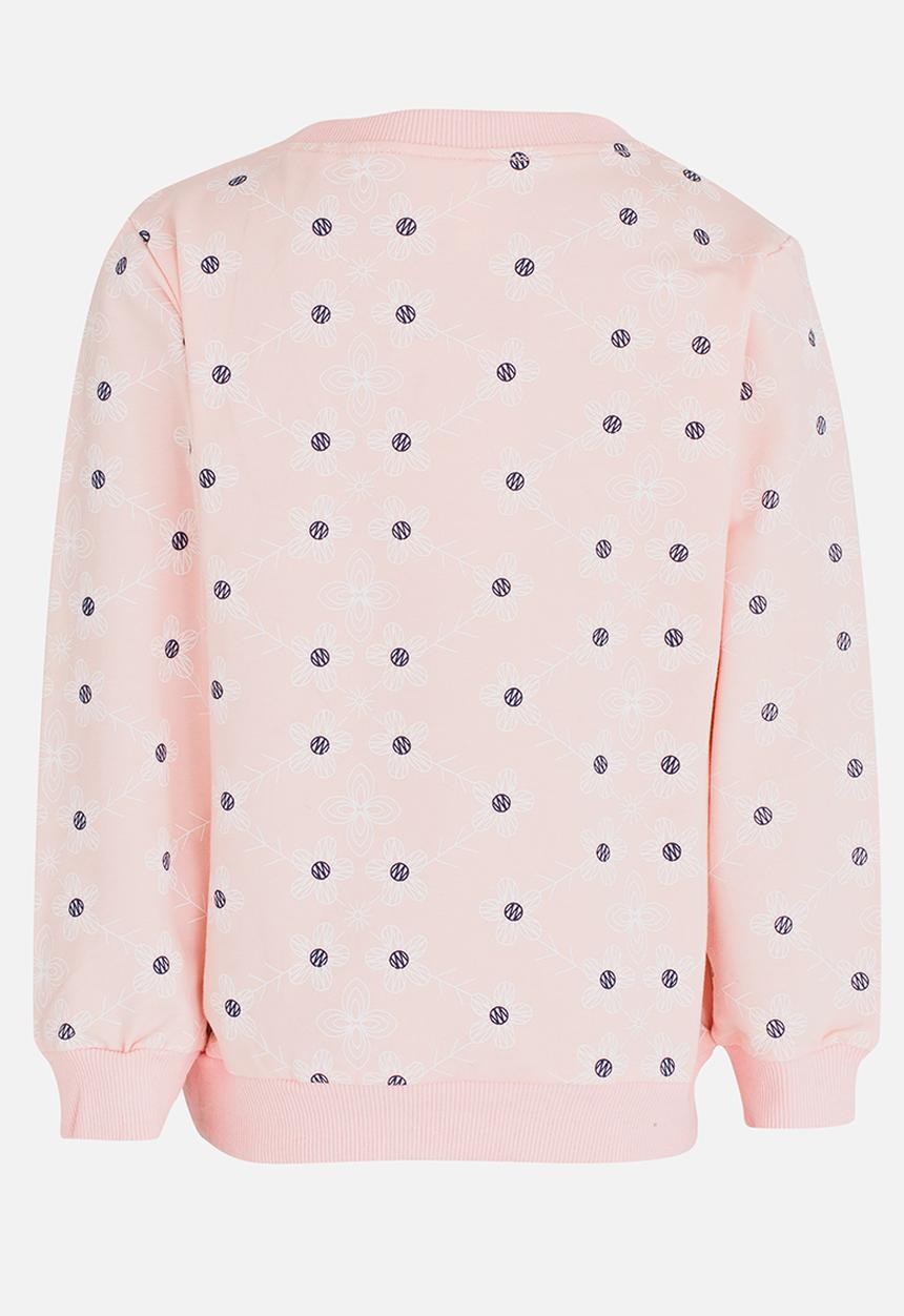 Pop Candy - Long Sleeve Sweat Top Mid Pink