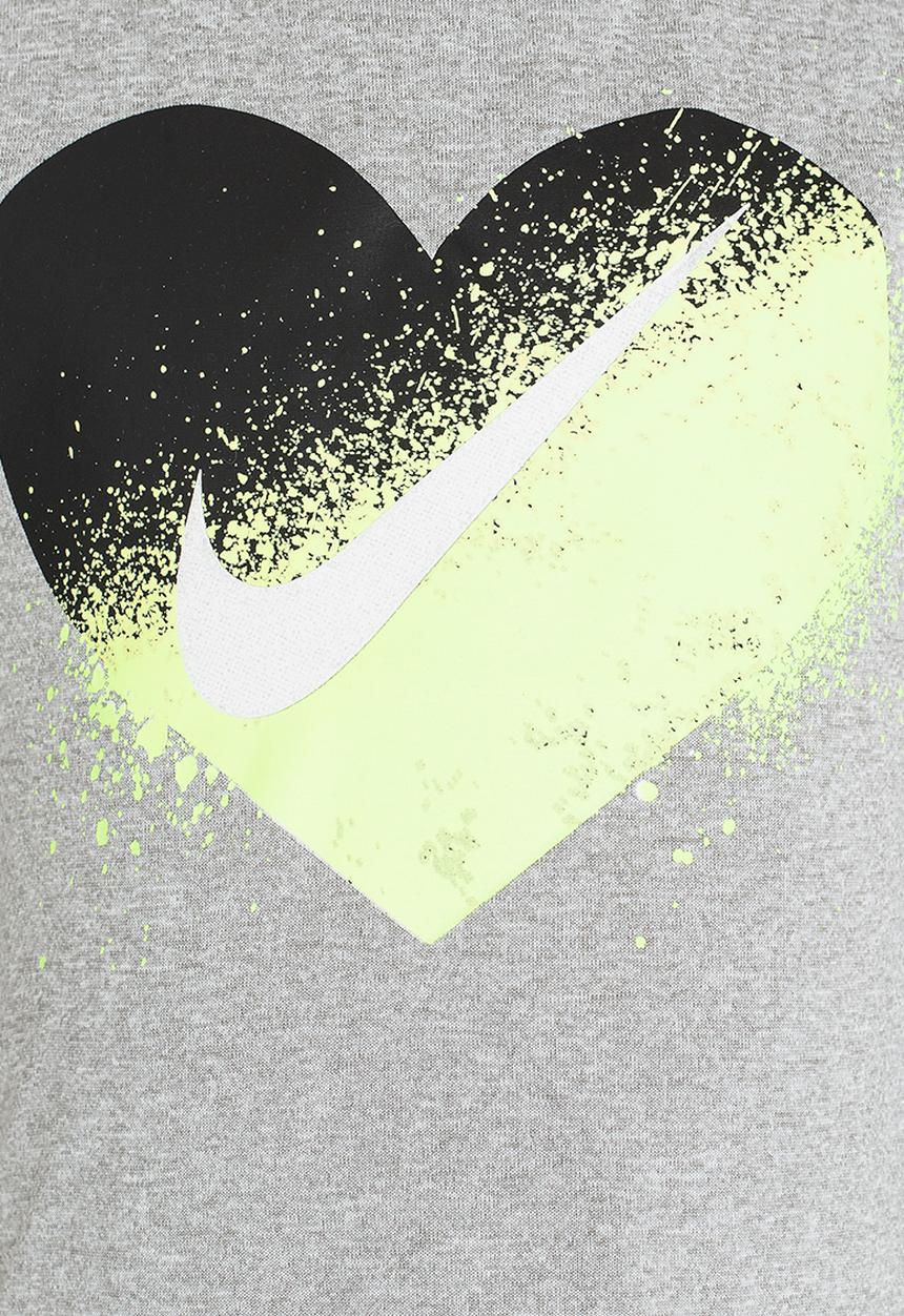 Nike - Nike Spray Heart Modern Tee Dark Grey
