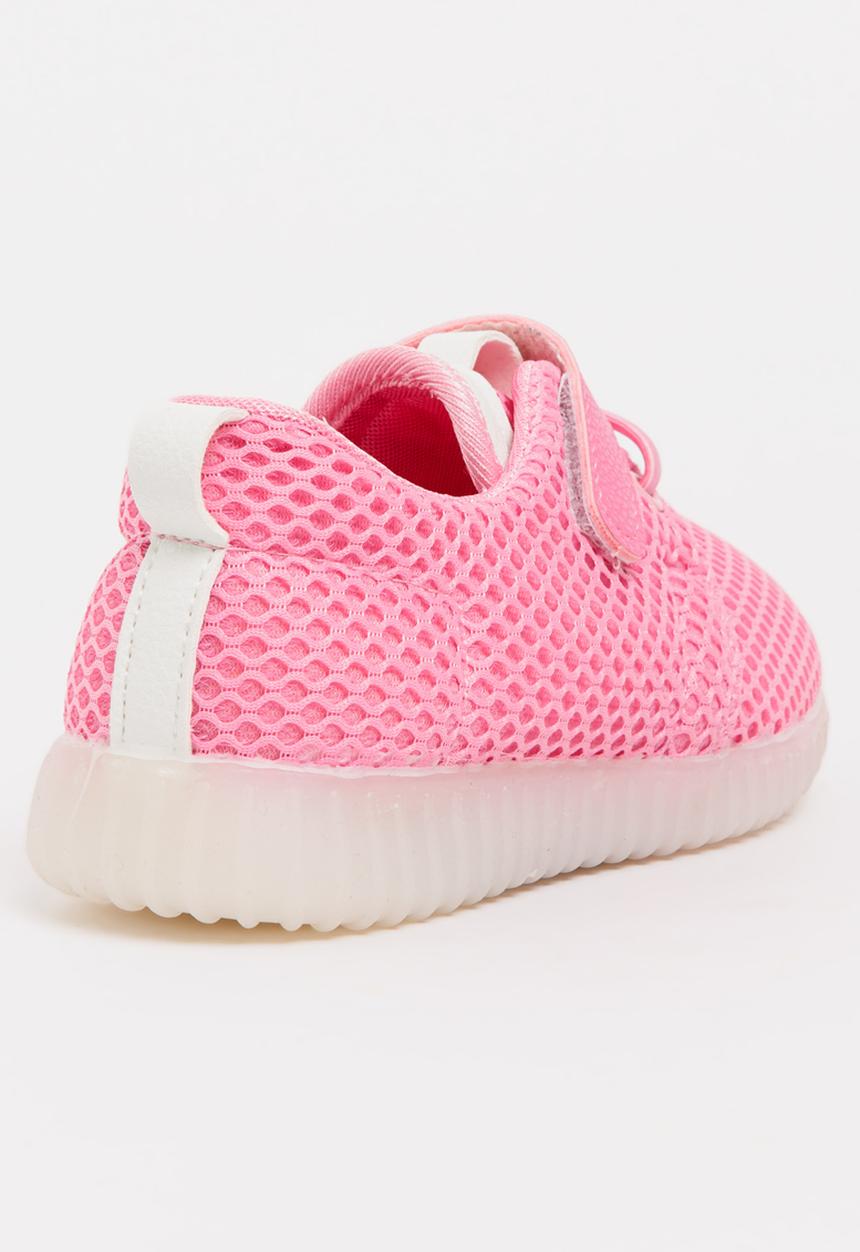 Pop Candy - Girls Light Up Sneaker Mid Pink