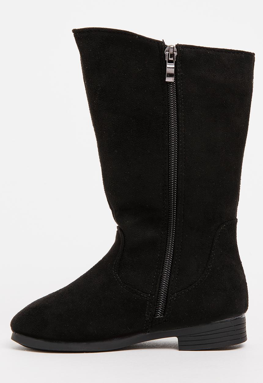 Pop Candy - Girls Star Embellished Boot Black