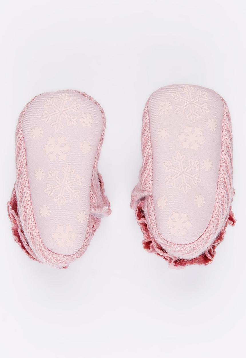 Pop Candy - Frill  Boots Mid Pink