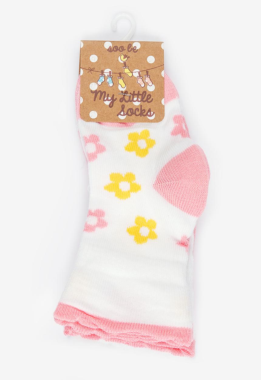 Soobe - Girls 3 Pack Socks White
