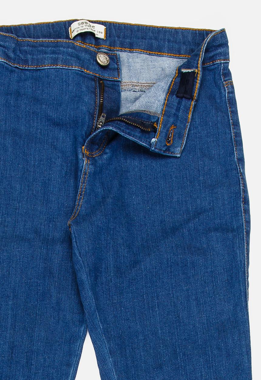 Soobe - Girls Straight Leg Jean Mid Blue