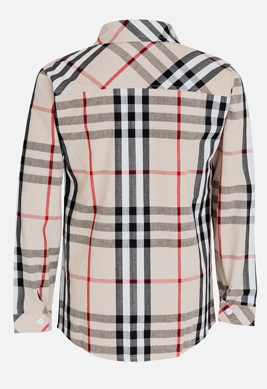 Pop Candy - Girls  Printed Long Sleeve Shirt Beige