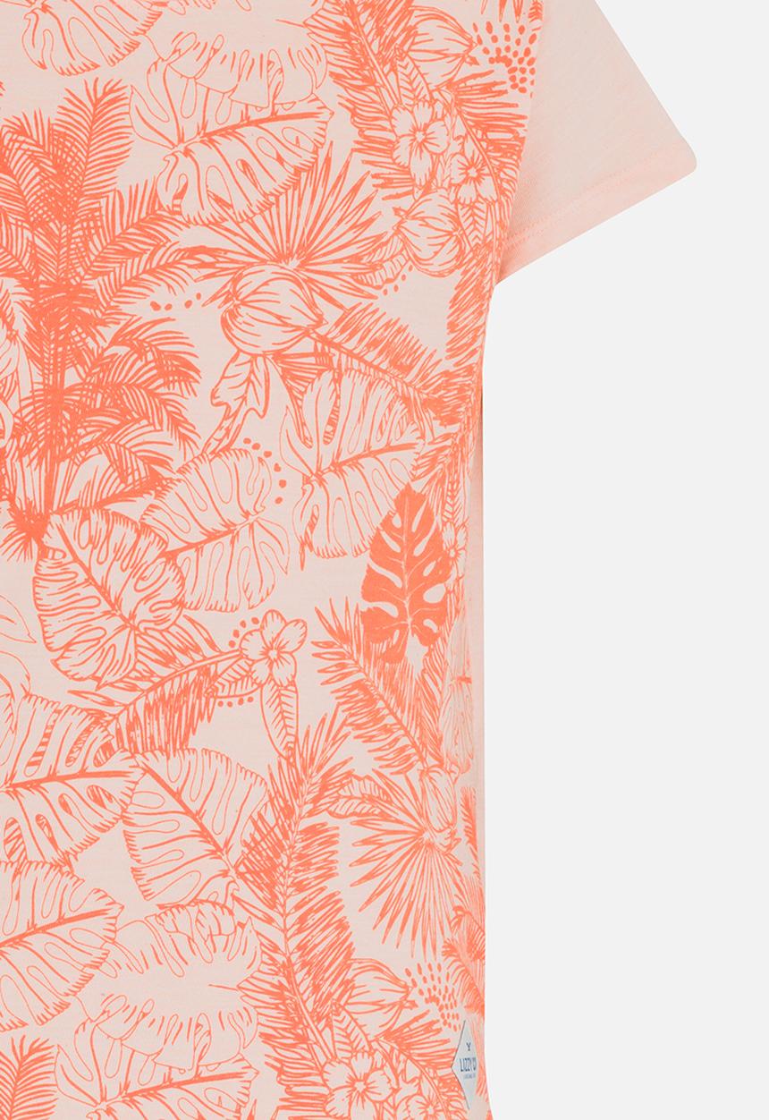 Lizzy - Antigone printed tee - orange