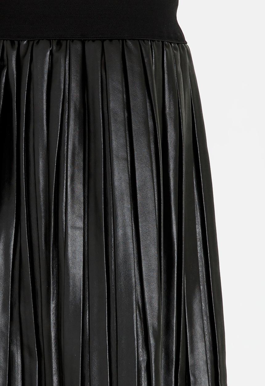 Pop Candy - Girls Pleated Skirt Black
