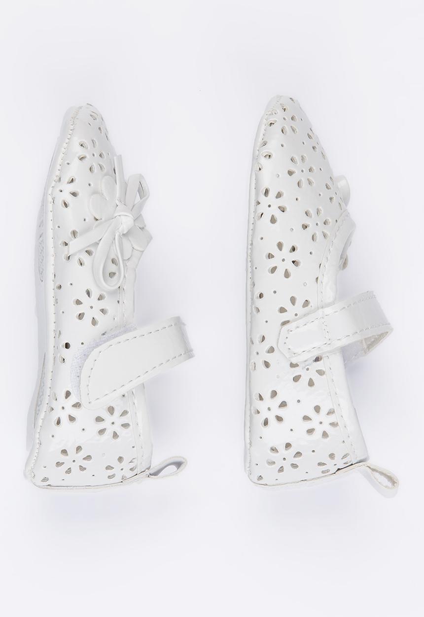 Pop Candy - Flower  Pump White