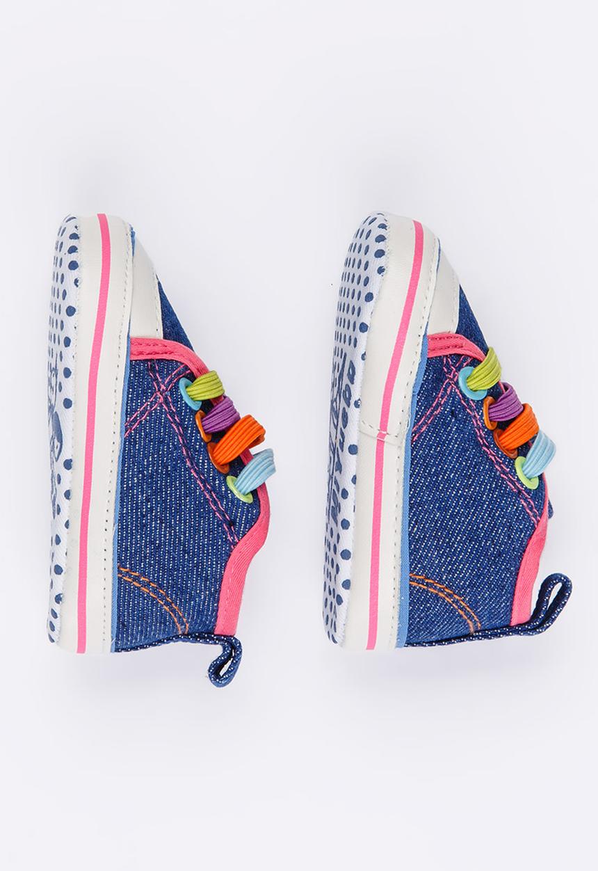 Pop Candy - Lace Up Sneaker Blue