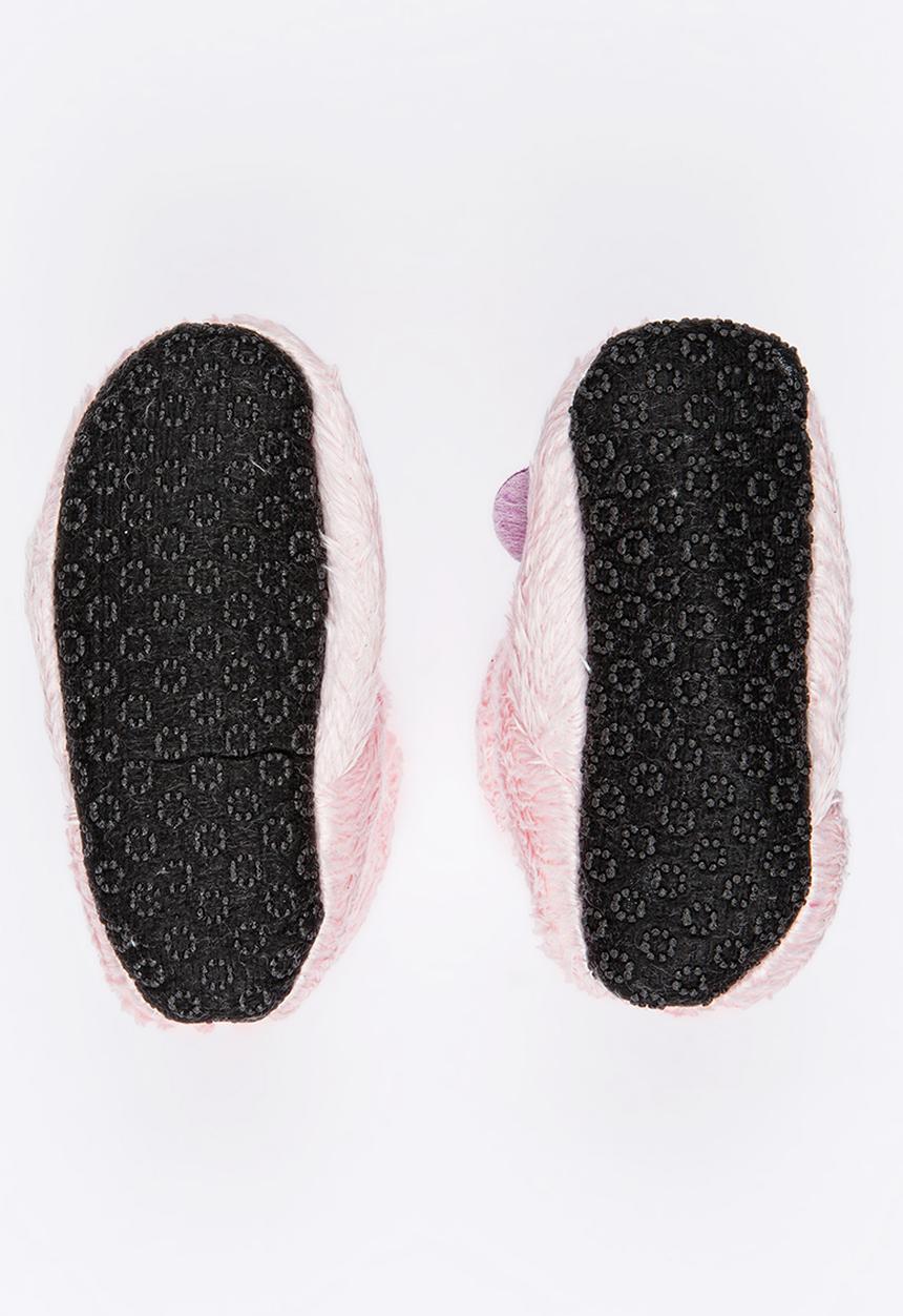 Soobe - Girls Boot Slippers Pale Pink