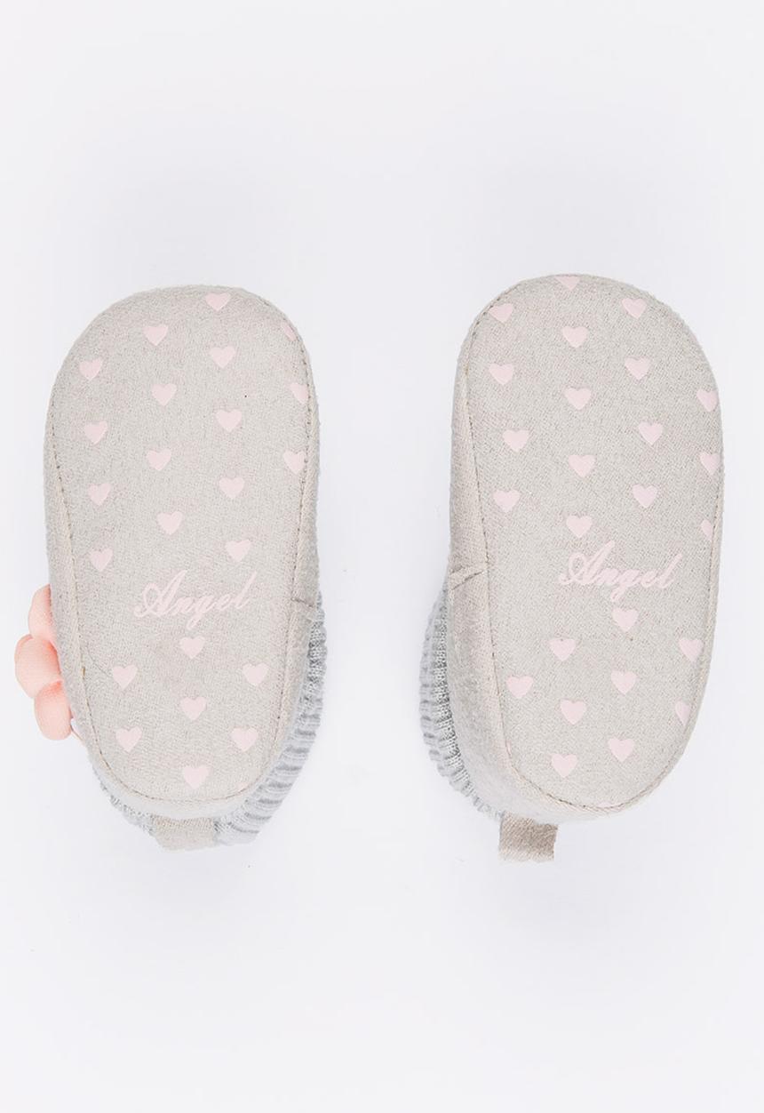 Pop Candy - Flower  Boot Grey