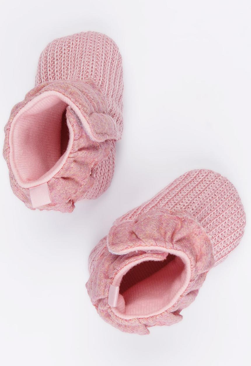 Pop Candy - Frill  Boots Mid Pink