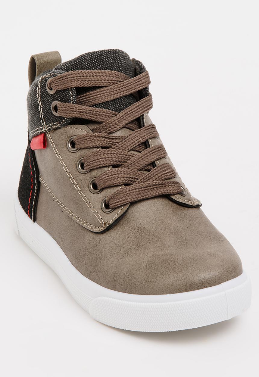 Pop Candy - Boys sneaker - taupe