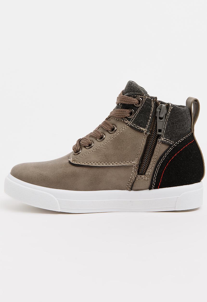 Pop Candy - Boys sneaker - taupe