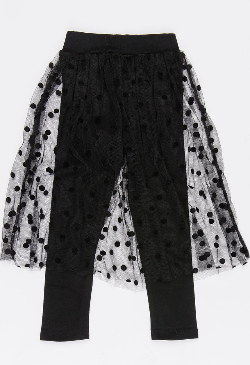 Pop Candy - Girls Legging Skirt Black