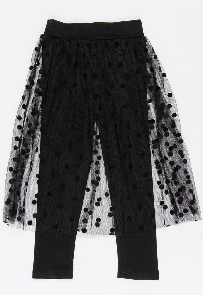 Pop Candy - Girls Legging Skirt Black