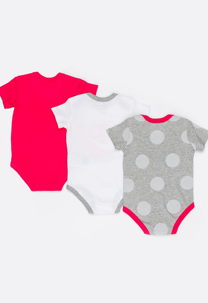 Nike - Nike 3 Piece Bodysuit Set Grey