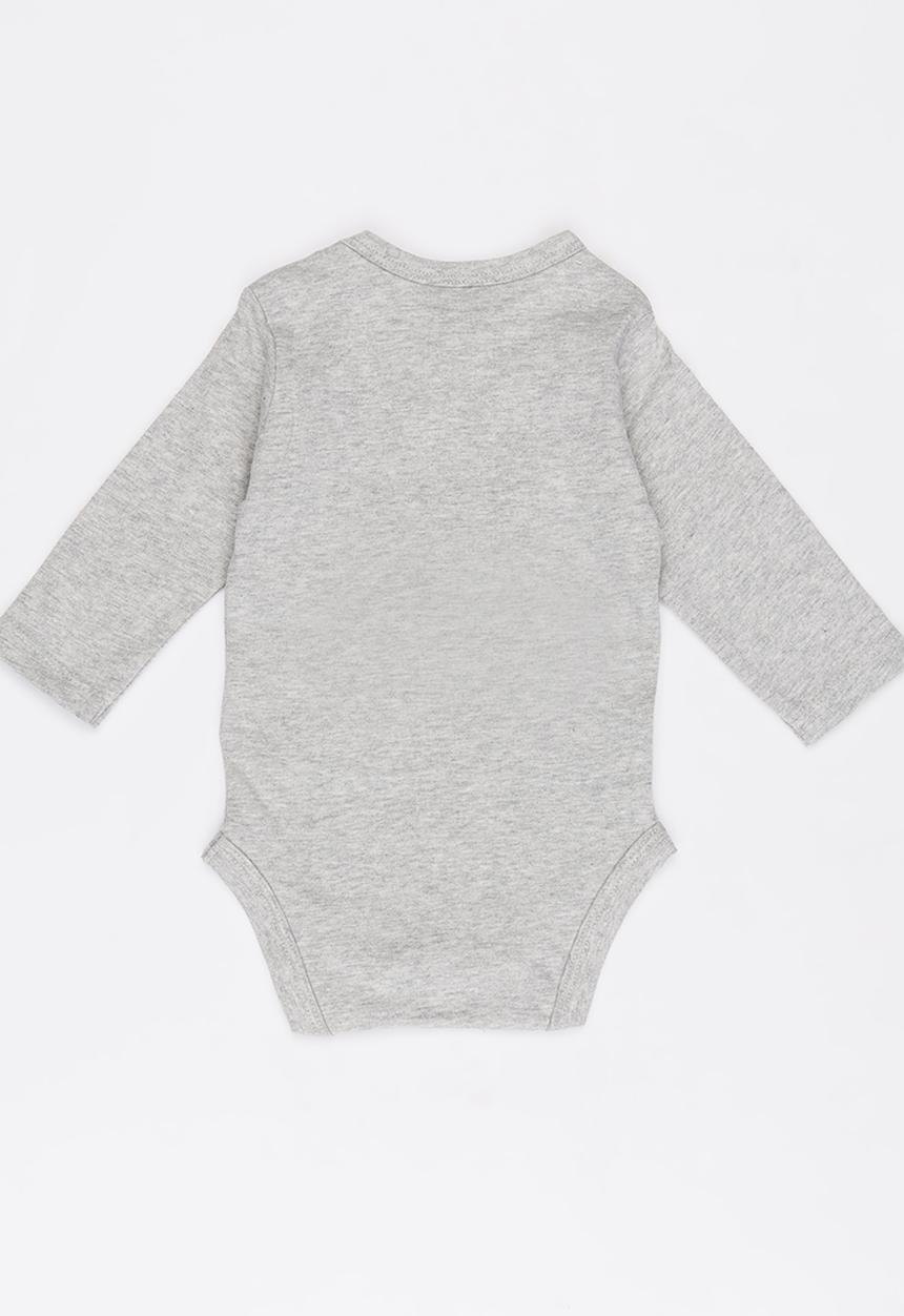 Soobe - Boys Printed Bodysuit Grey