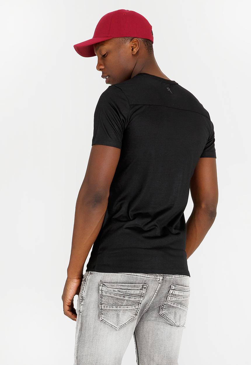 SOVIET - M Davies Velvet Tshirt Black