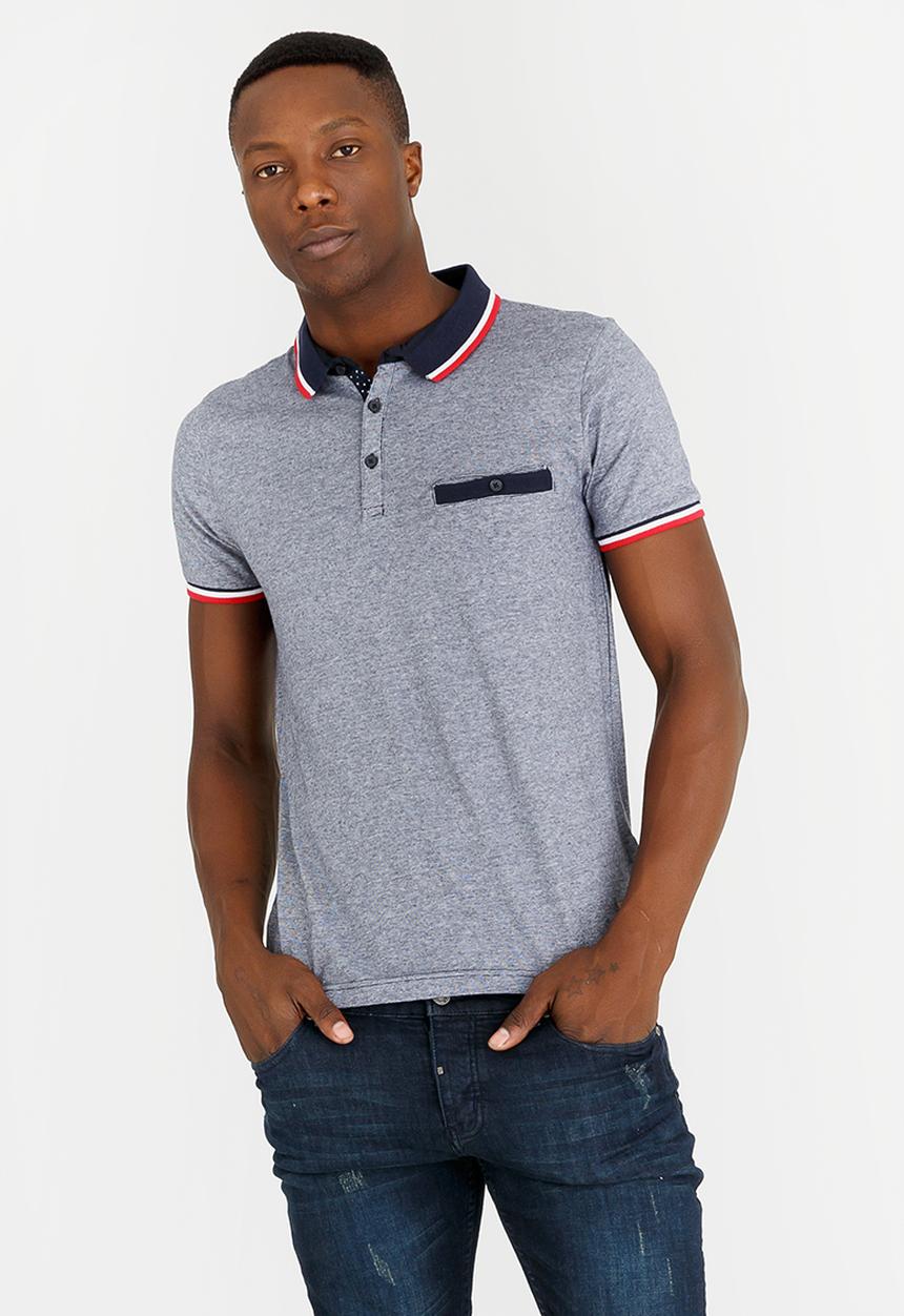 Brave Soul - Elias Cotton Golfer Navy