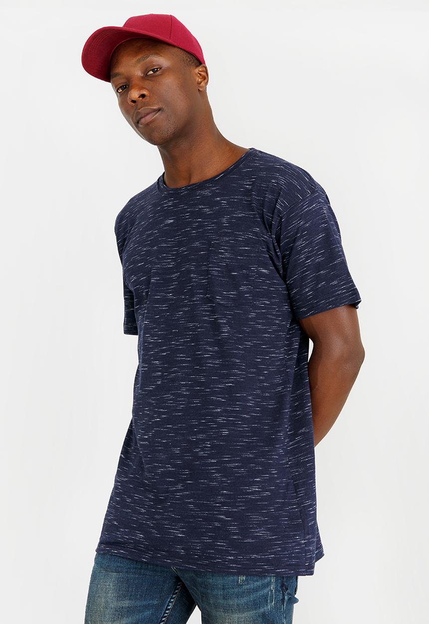 JEEP SPIRIT - Patch Pocket Cotton Tee Navy