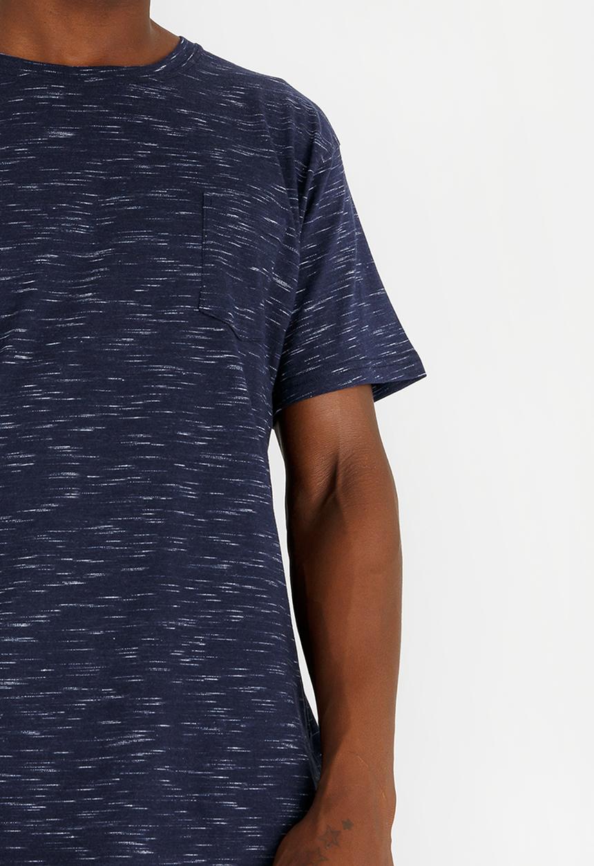 JEEP SPIRIT - Patch Pocket Cotton Tee Navy