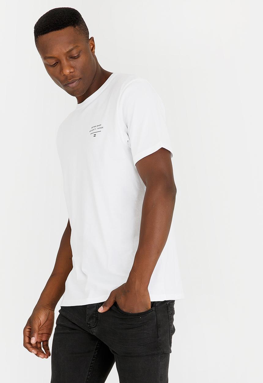 Billabong  - Finned Printed Tee White