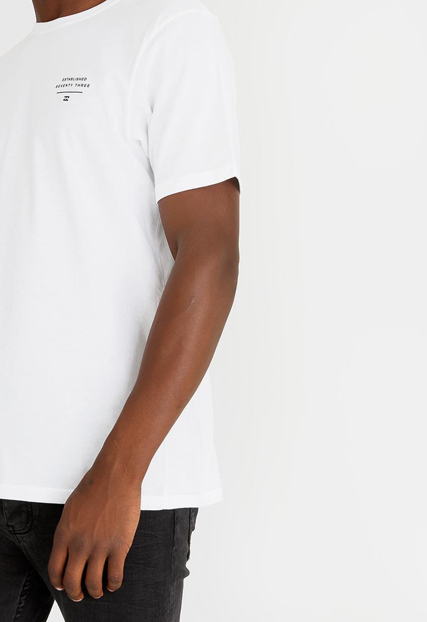 Billabong  - Finned Printed Tee White