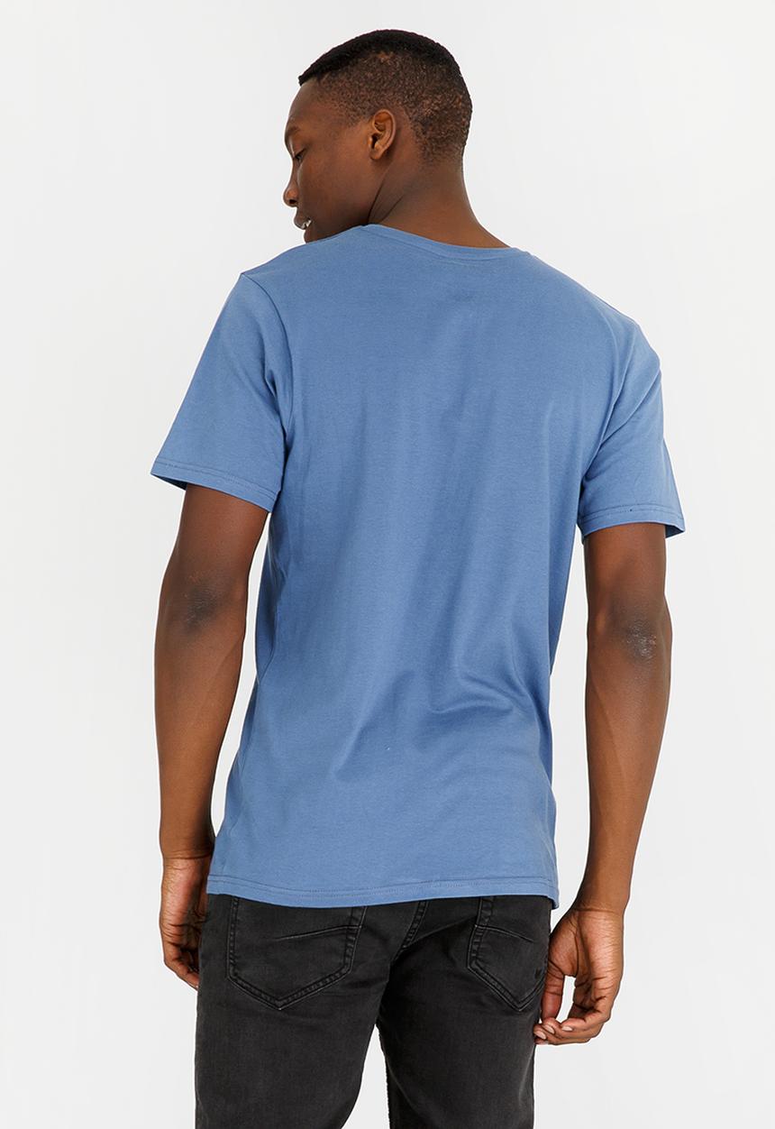 Billabong  - Team Wave Printed Tee Mid Blue
