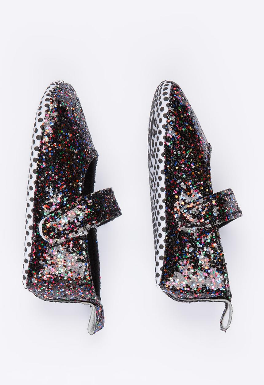 Pop Candy - Giltter Pump Black