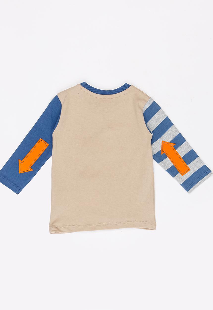 Soobe - Boys Printed Tee Beige