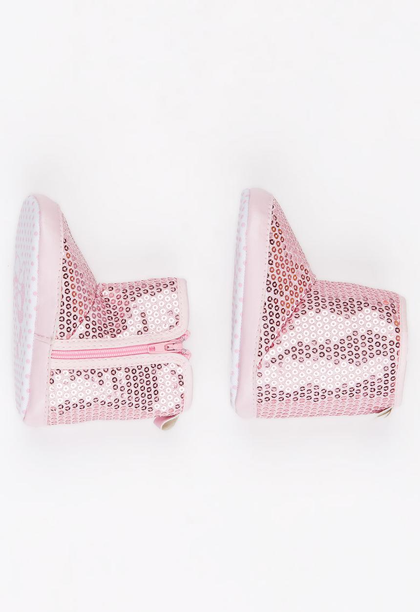 Pop Candy - Glitter Boot Mid Pink