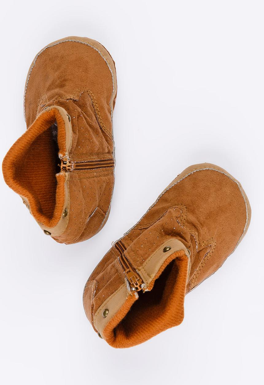 Pop Candy - Studded   Boots Tan
