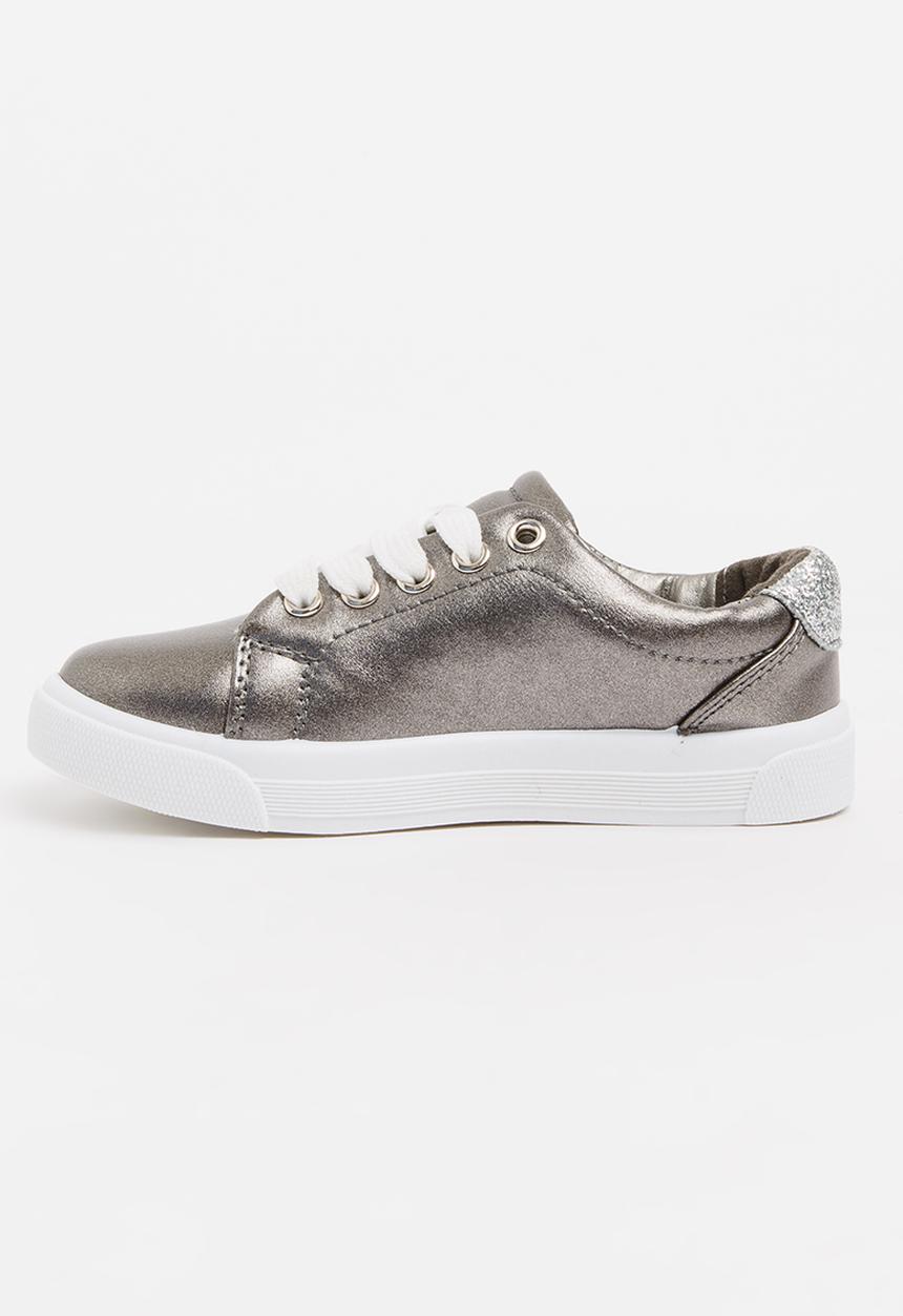 Pop Candy - Lace Up  Sneaker Dark Grey