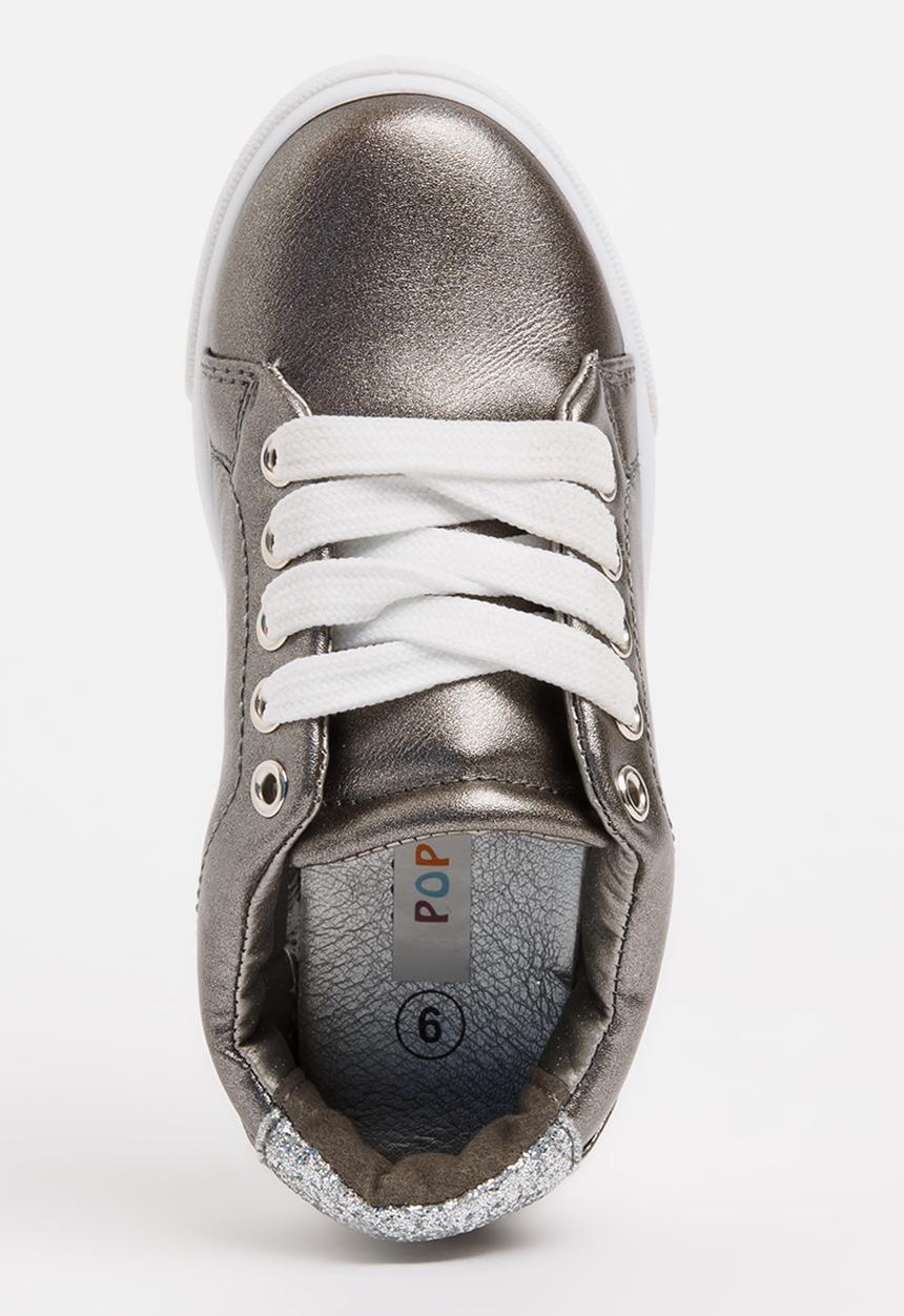 Pop Candy - Lace Up  Sneaker Dark Grey