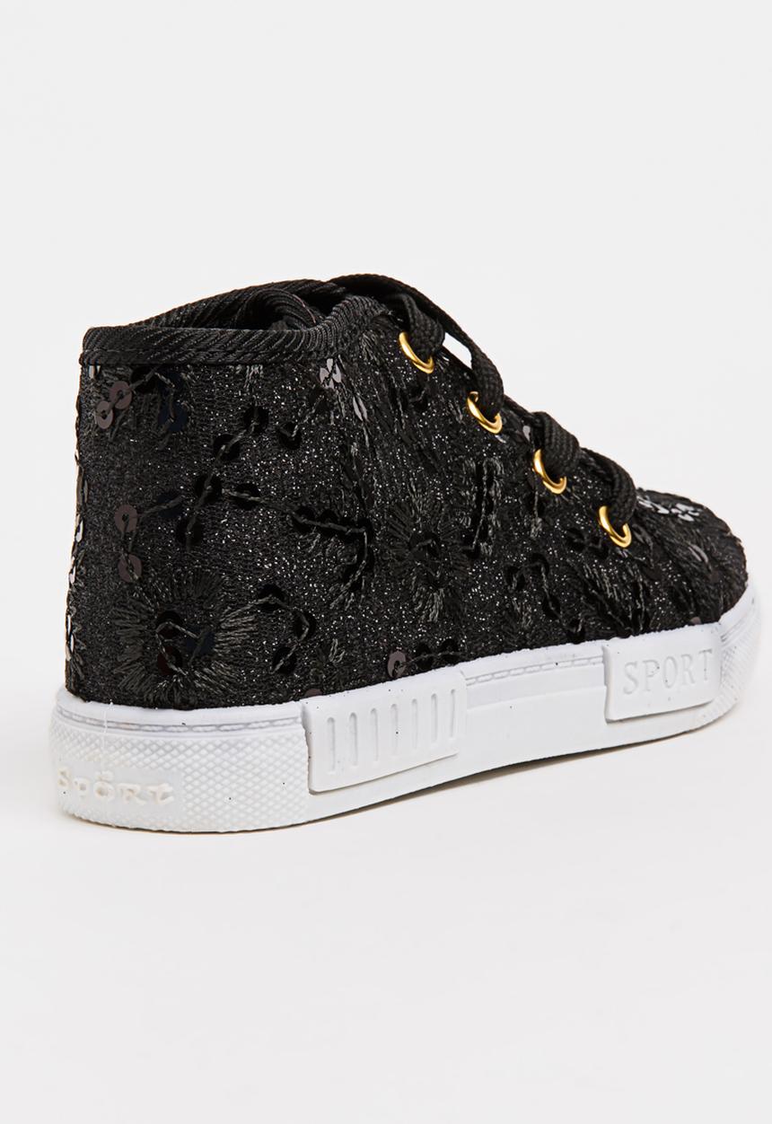 Pop Candy - High Top Sneaker Black