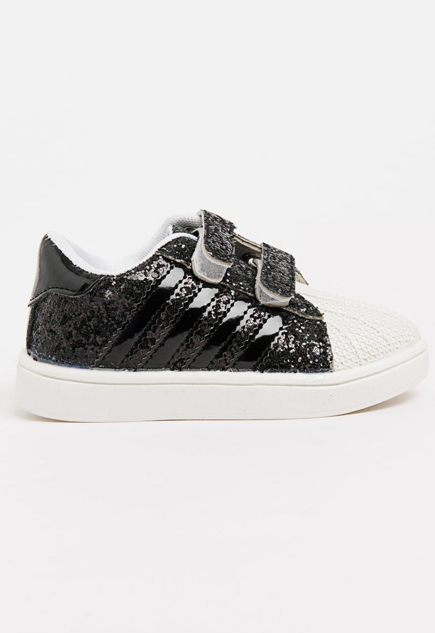 Pop Candy - Velcro double strap sneaker - black 