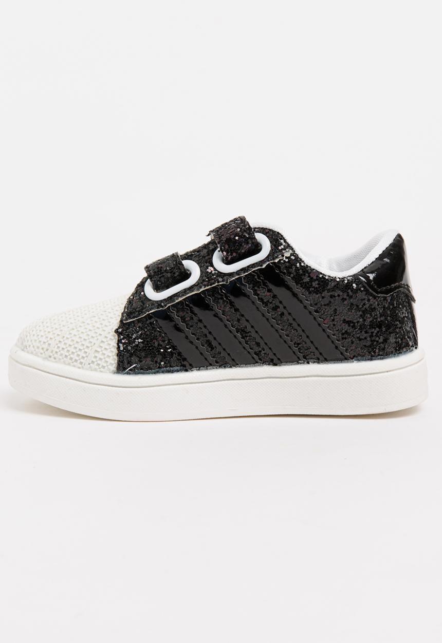 Pop Candy - Velcro double strap sneaker - black 