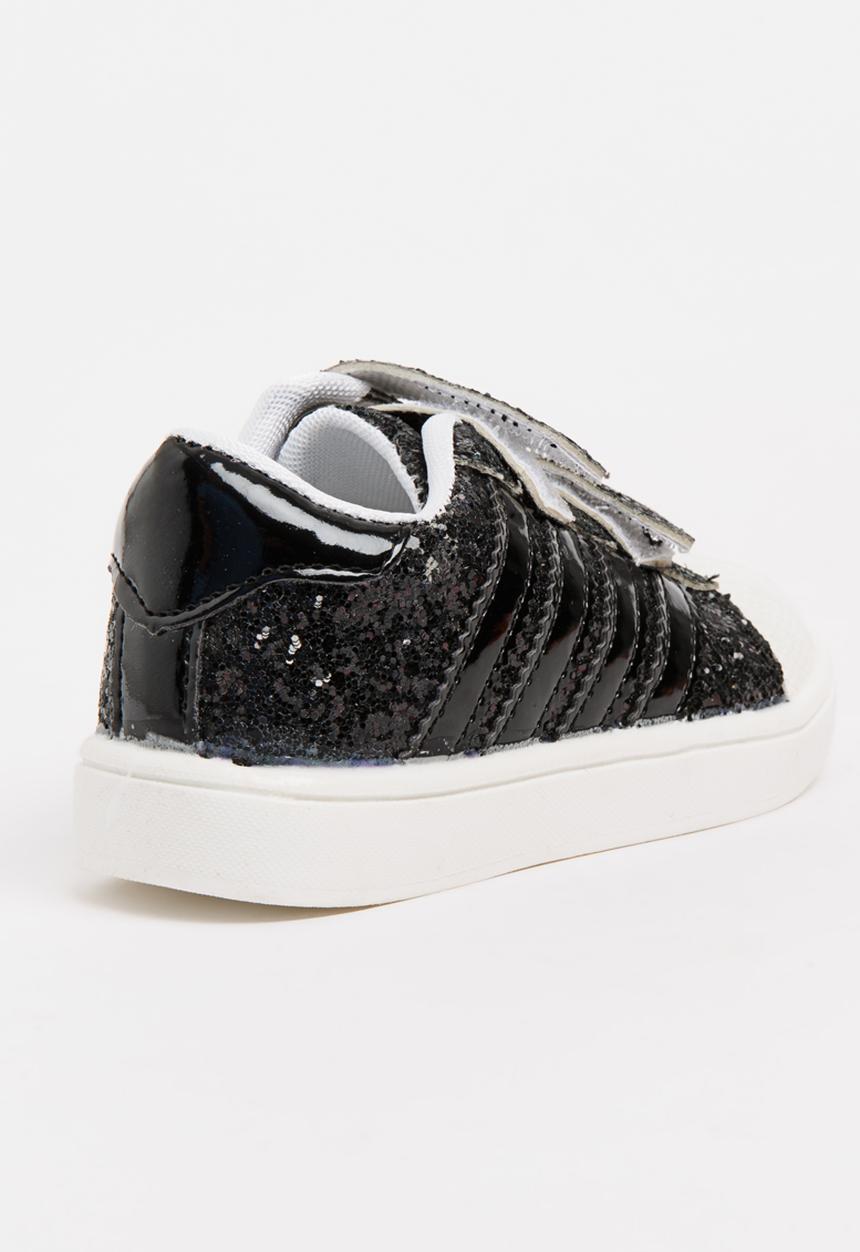 Pop Candy - Velcro double strap sneaker - black 