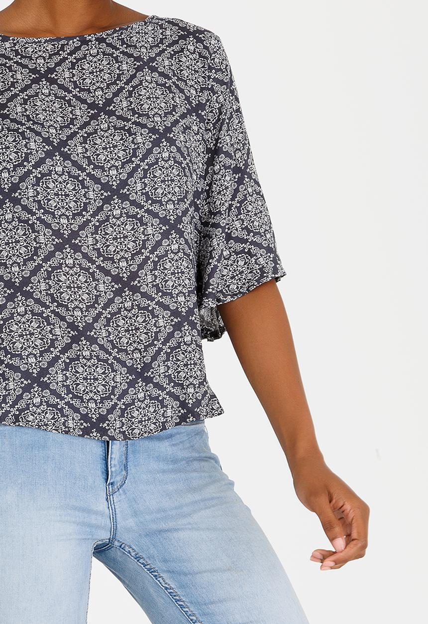O'Neill - Flutter Sleeve Top Blue