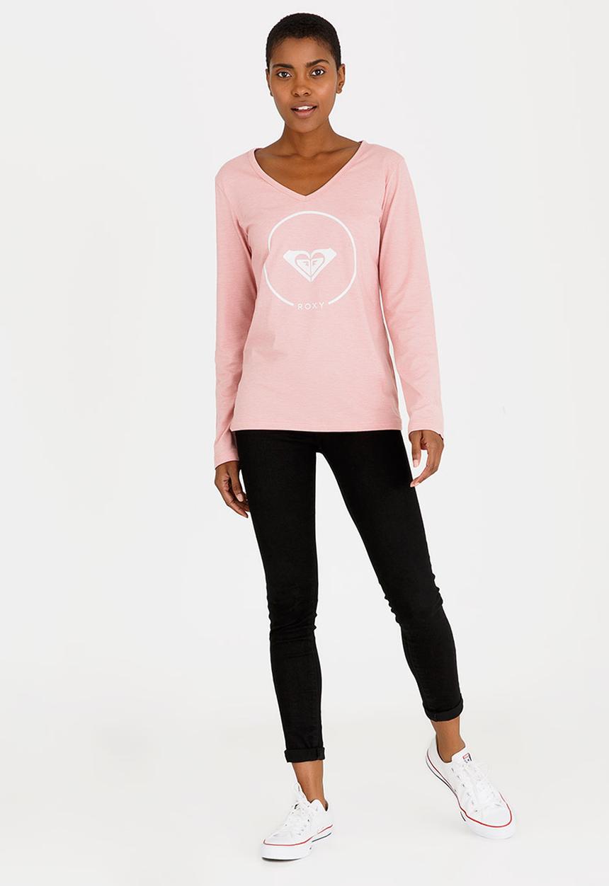Roxy - Essential Twist Tee Rose