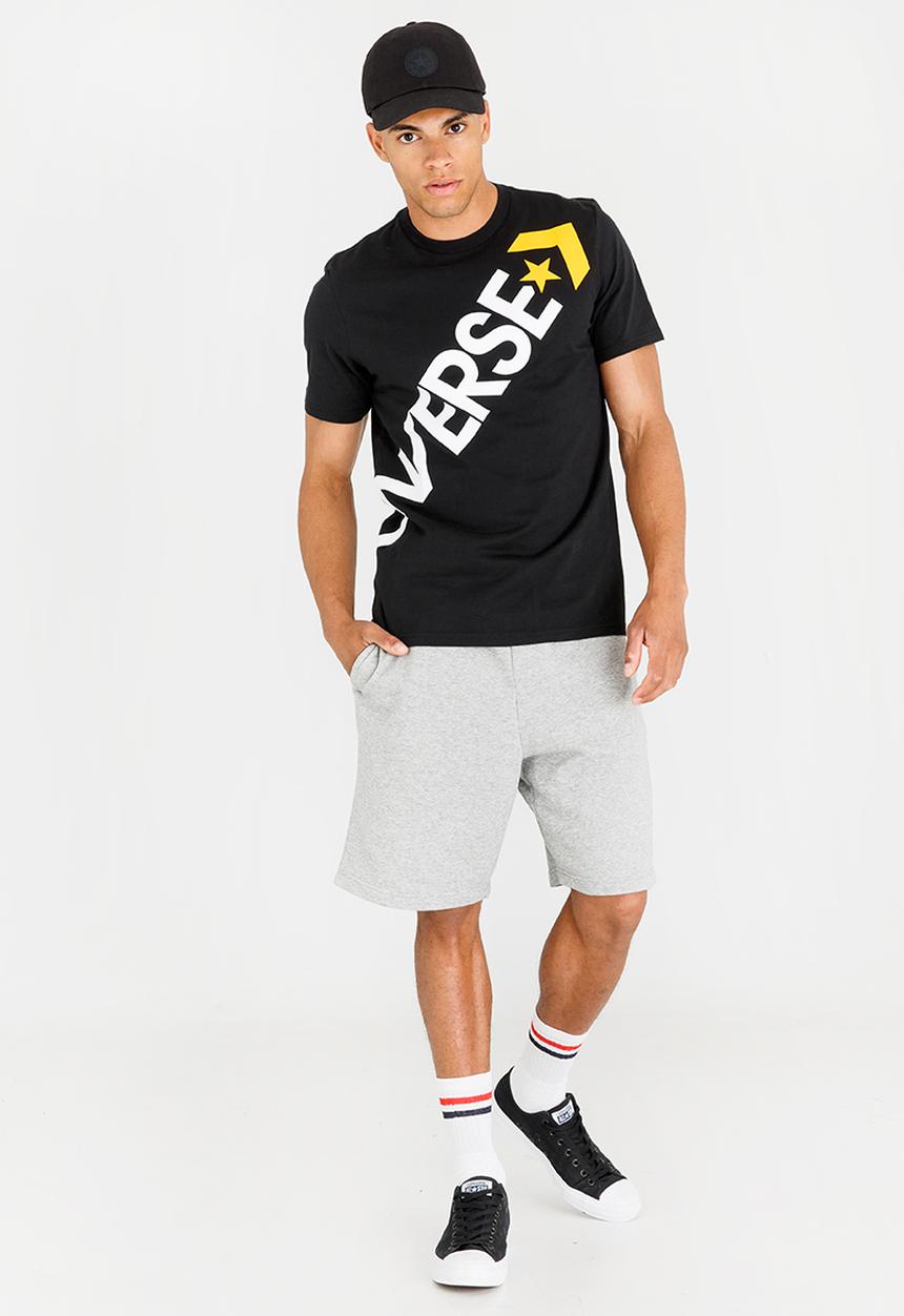 Converse - Cross Body Tee Black