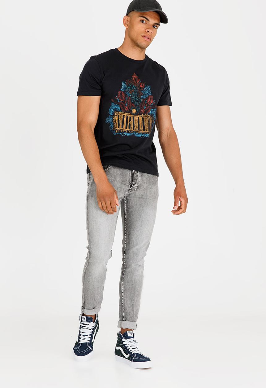Jack & Jones - Electic Crew T-Shirt Black