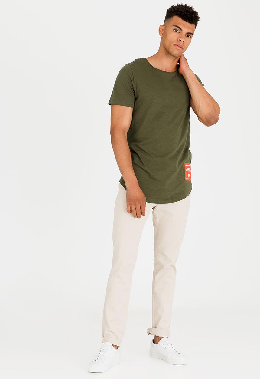Jack & Jones - Vand Crew T-Shirt Khaki Green