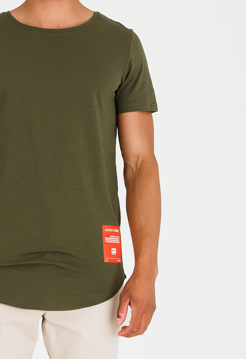 Jack & Jones - Vand Crew T-Shirt Khaki Green