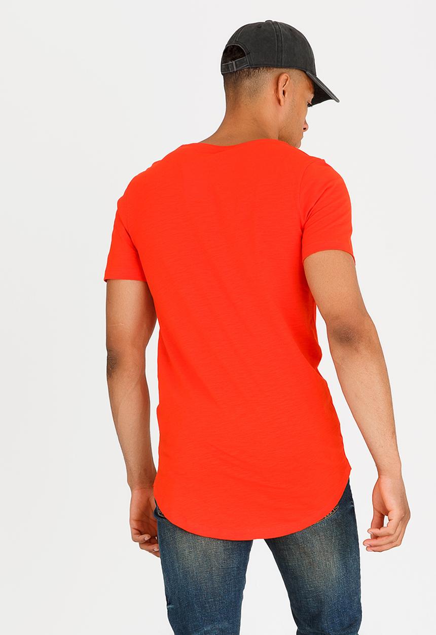 Jack & Jones - Vand Crew T-Shirt Orange